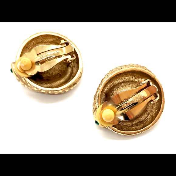 Rare Vintage Erwin Pearl Coiled Snake Earrings 🐍 - Picture 8 of 8